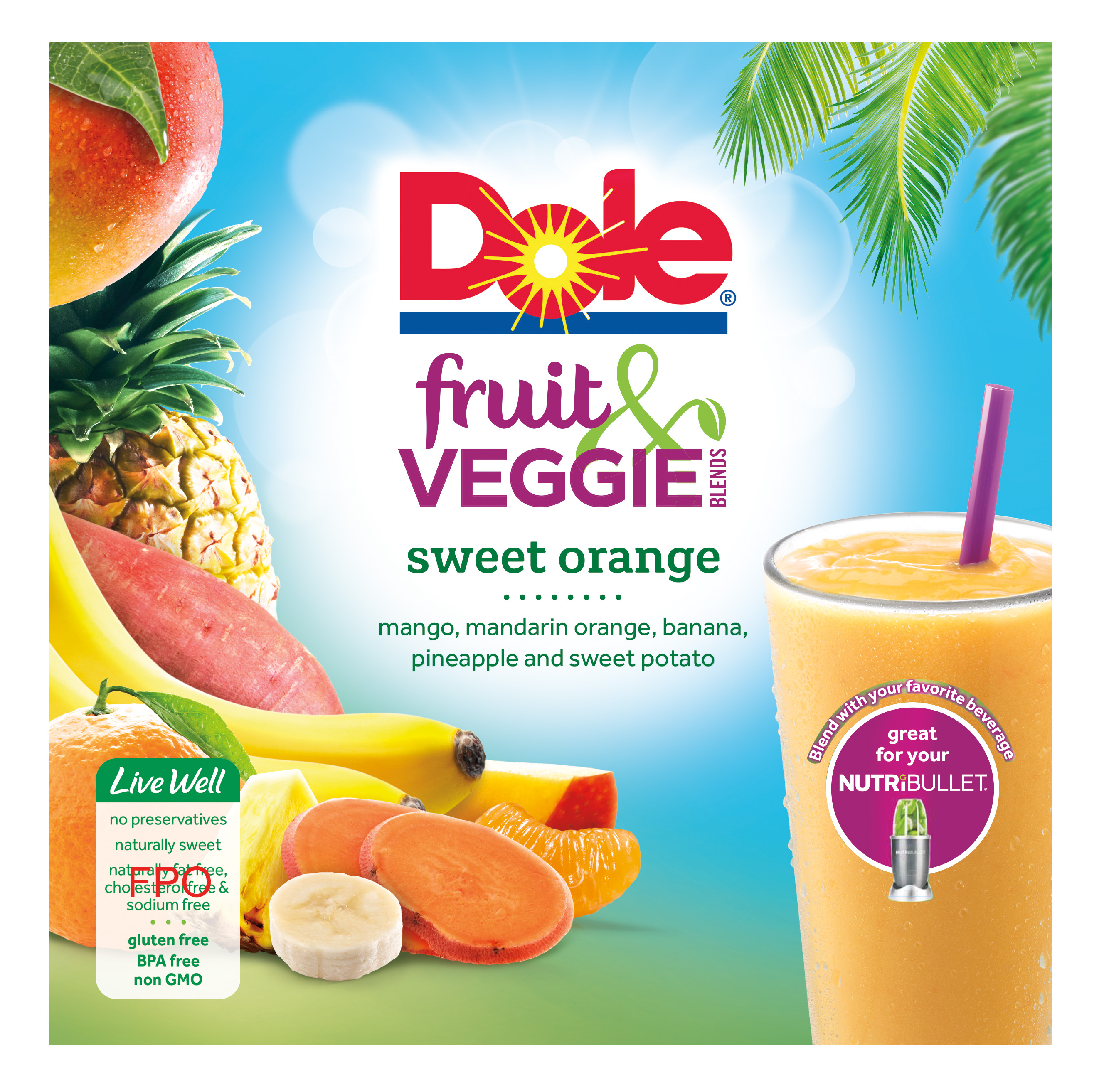 Dole Fruit and Veggie Blends Sweet Orange Layout F1 CMYK